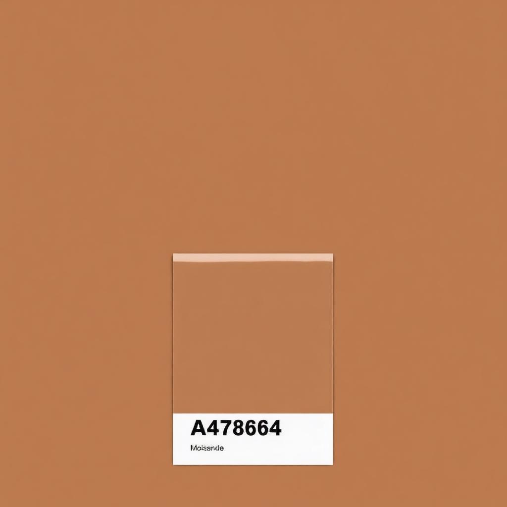 Pantone 17-1230 Mocha Mousse color swatch used in cosmetic product design